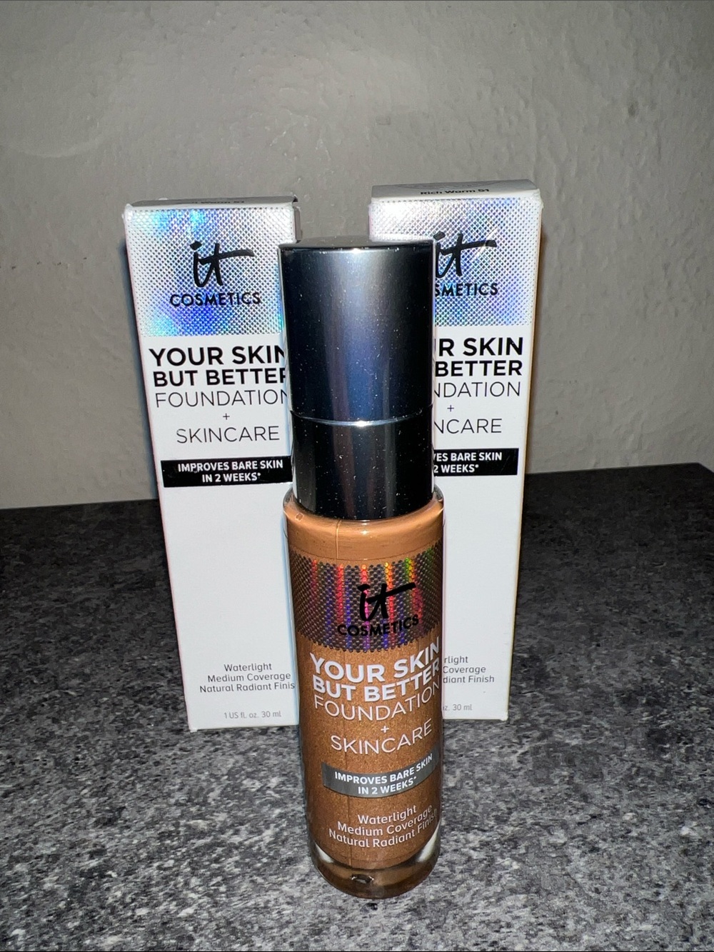it Cosmetics your skin but better foundation medium coverage rich warm 51 lot